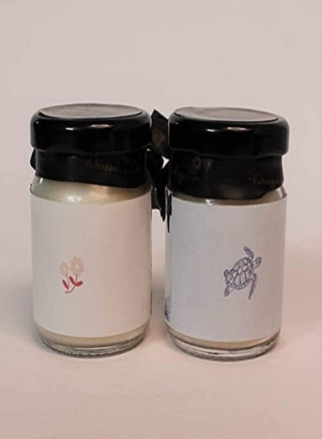 wrapped up love Mini Soy Wax Scented Candles Gift Set (Marine Melody & Vanilla Musk) - Image 4
